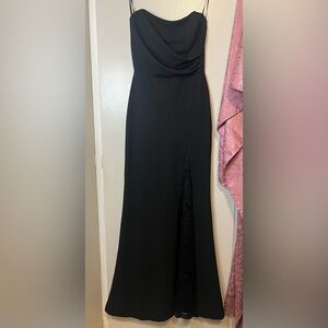Windsor - Black Maxi Strapless Dress